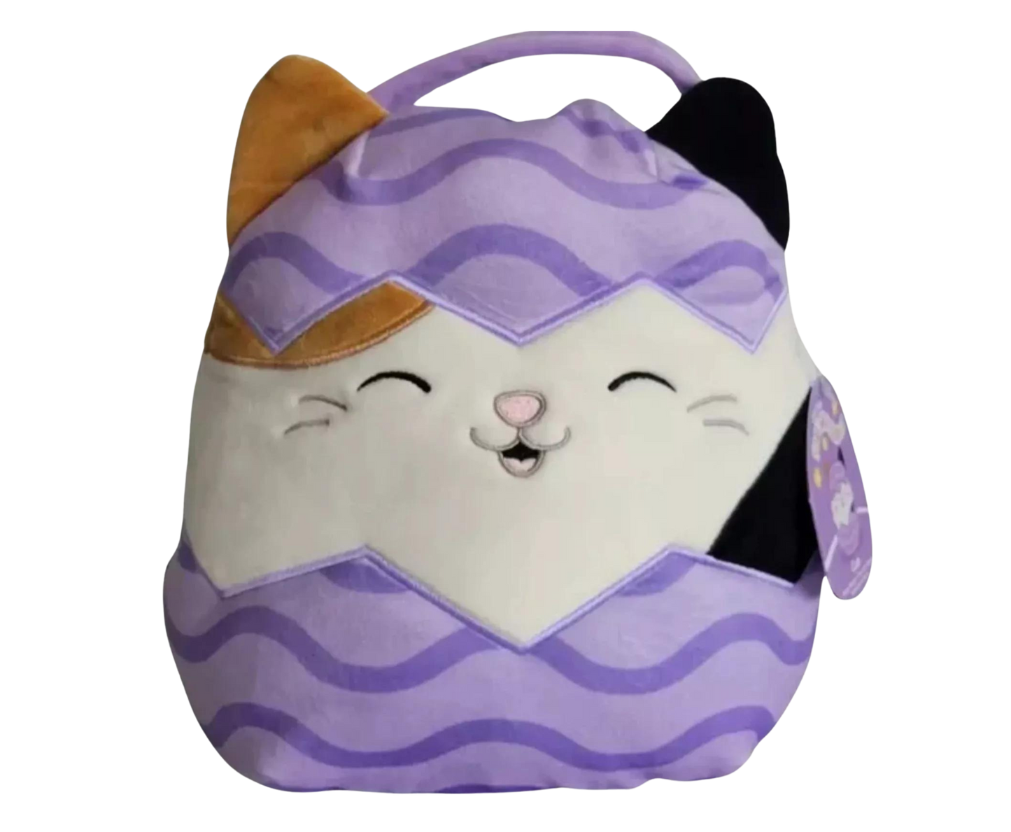 Squishmallows 2024 Easter Basket 12" Cam The Cat "Egg" Animal Plush Doll Toy NWT
