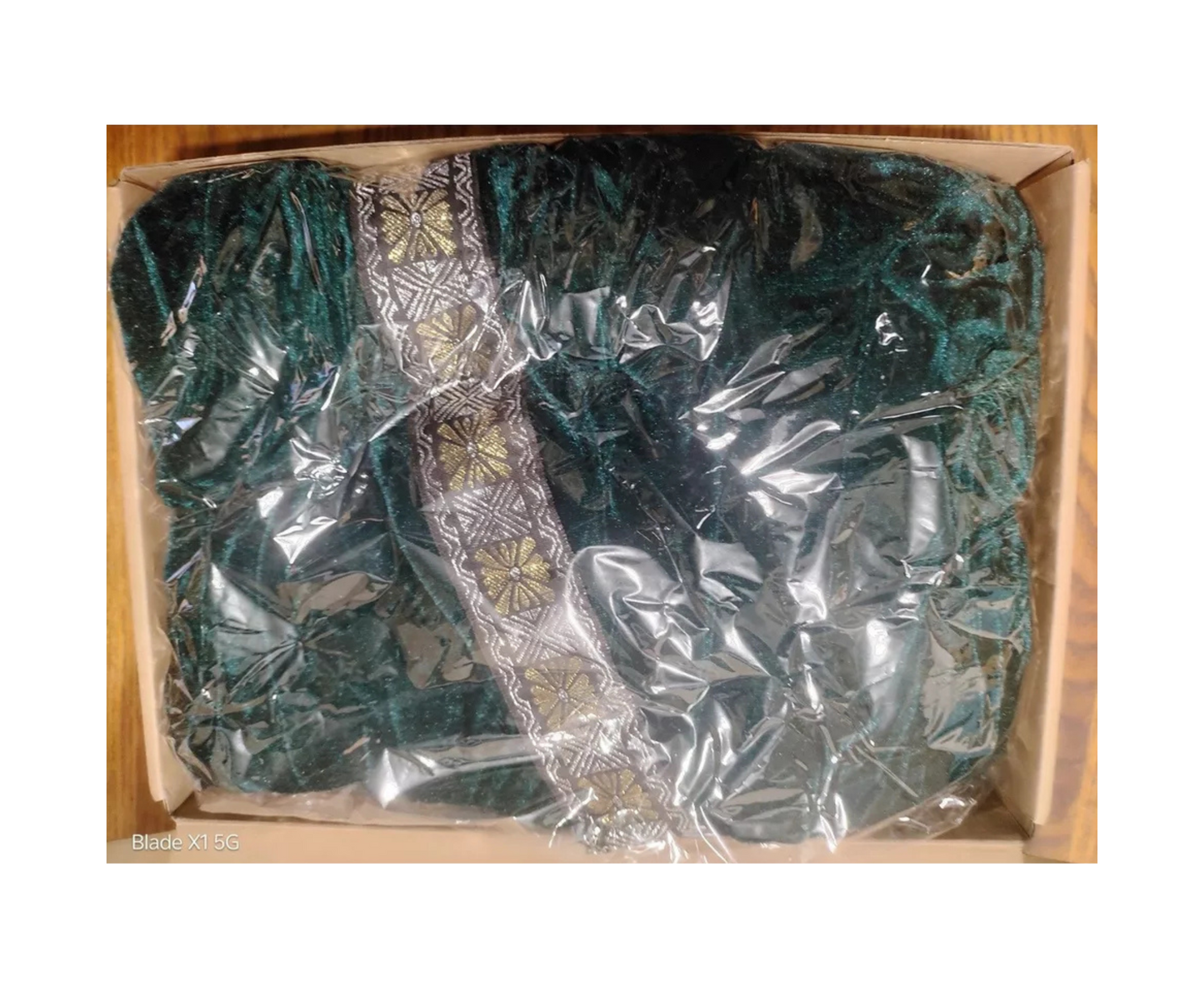 4 Pcs Medieval Women Princess Dress with Waistband Renaissance Green L