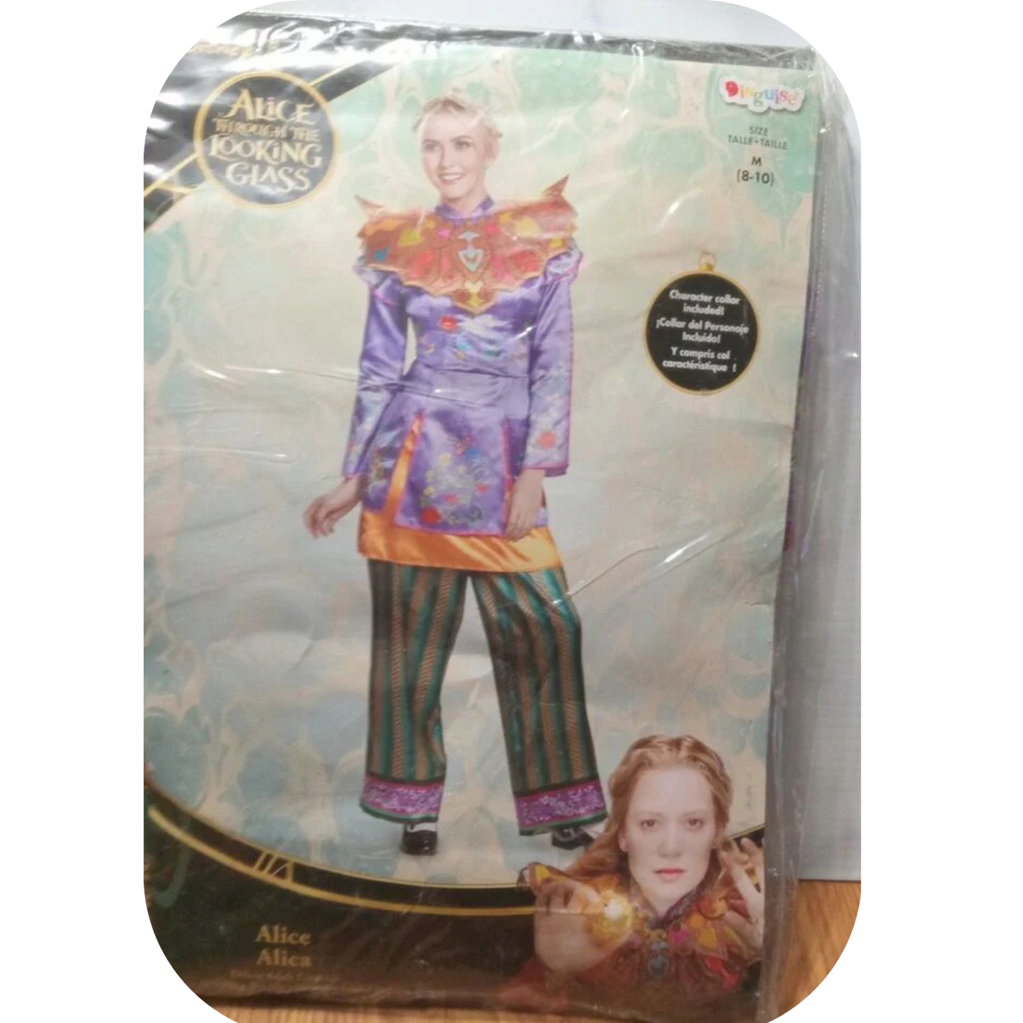 Women's Alice Asian Deluxe Costume Alice through the Looking Glass Movie 8-10