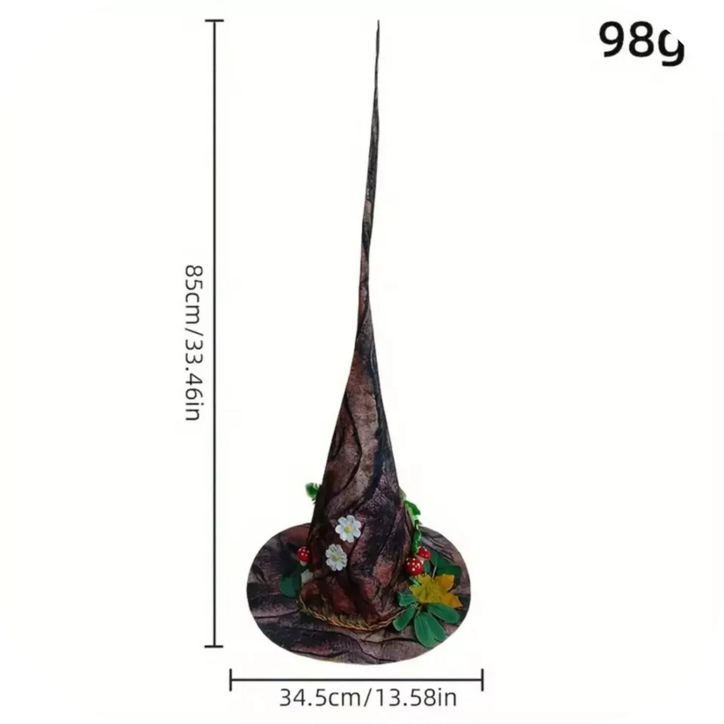 Witch / Wizard Cloth Hat Cosplay Masquerade Headwear Headpiece