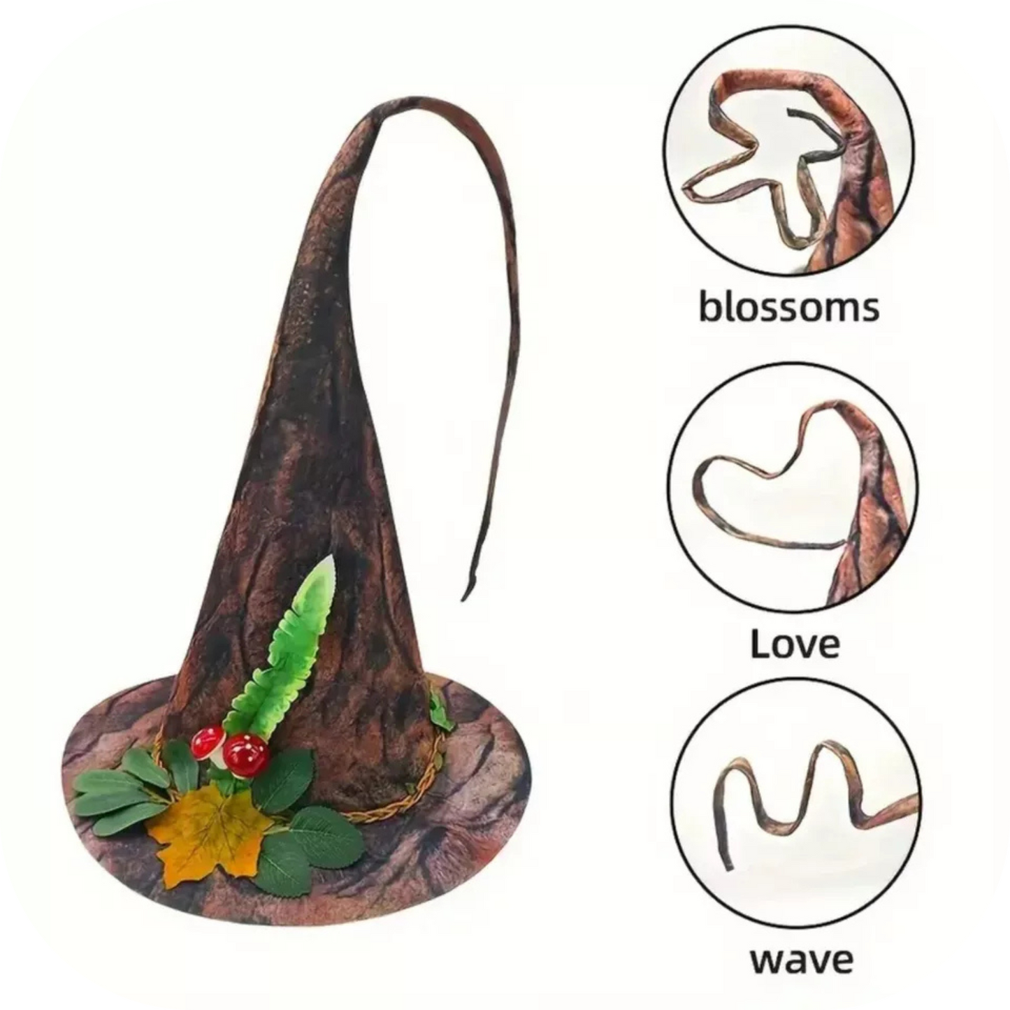 Witch / Wizard Cloth Hat Cosplay Masquerade Headwear Headpiece