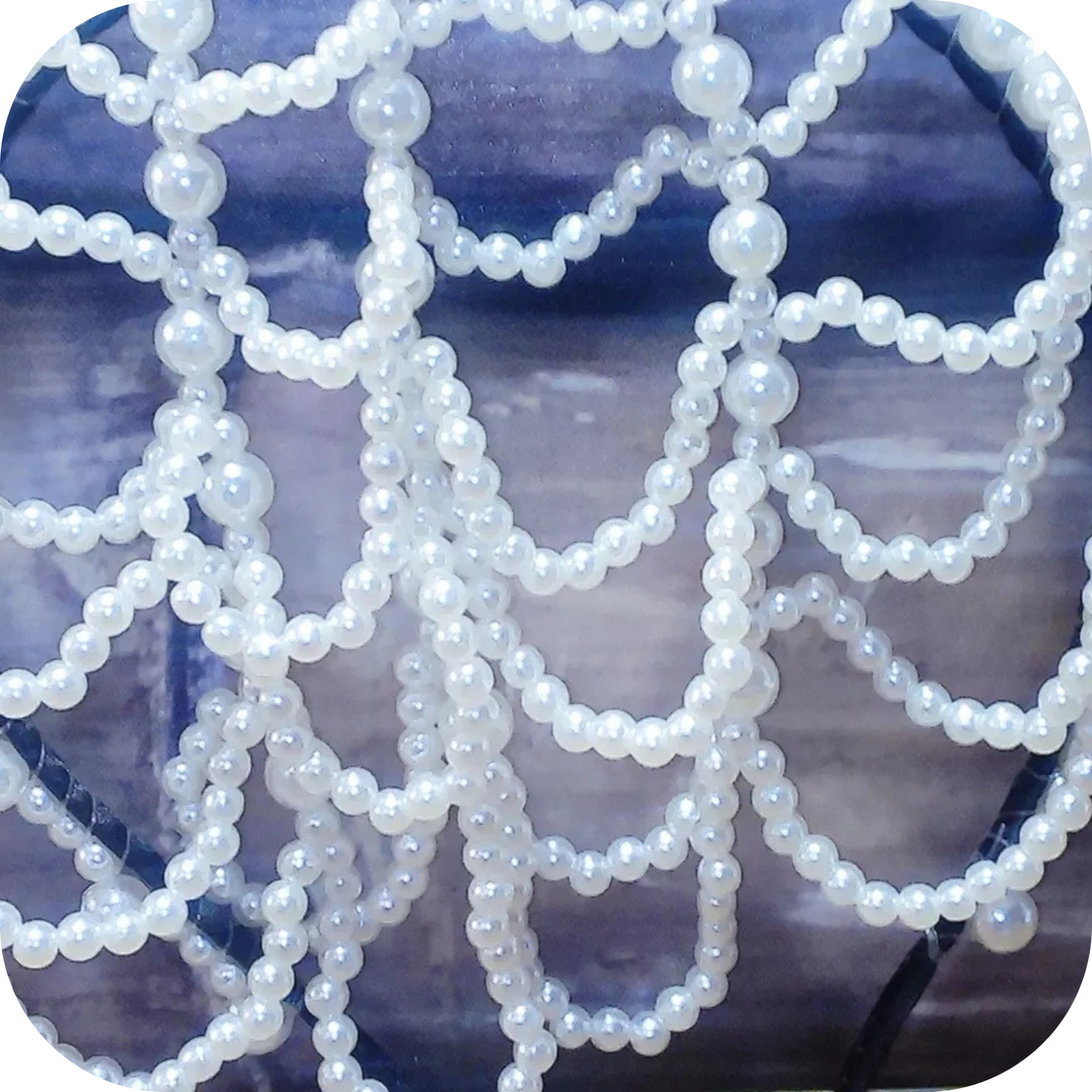 Faux Pearls Head Jewelry Festival Costume Hair Headband Chain For Women