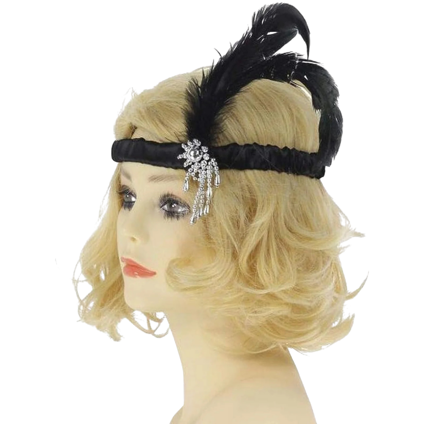 1920'S Mermaid Flapper Gown Party Evening Dress With Accessories Set Green Large