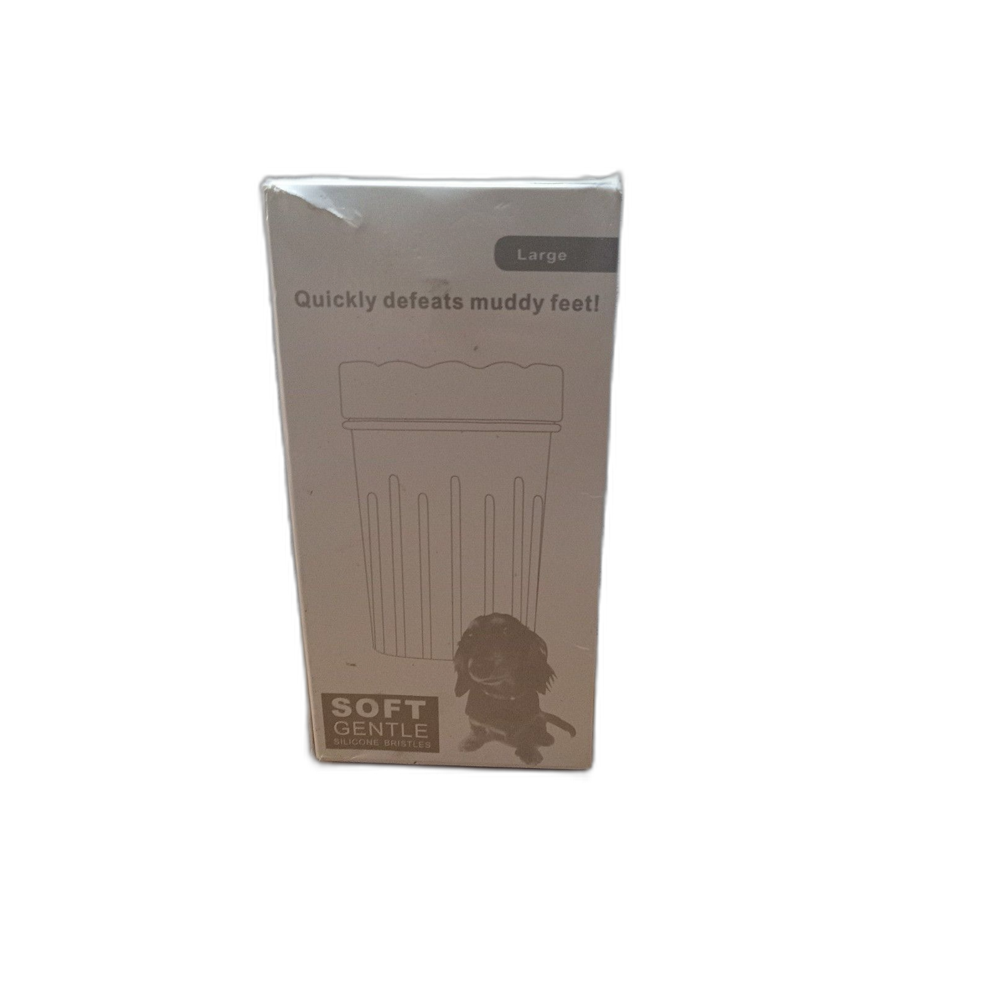 Dog Paw Cleaner Dog Plunger Feet Washer Muddy Paw Cleaner Cup for Large Dogs