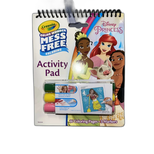 Crayola Color Wonder Disney Princess Coloring & Activity Pad, Mess Free Coloring