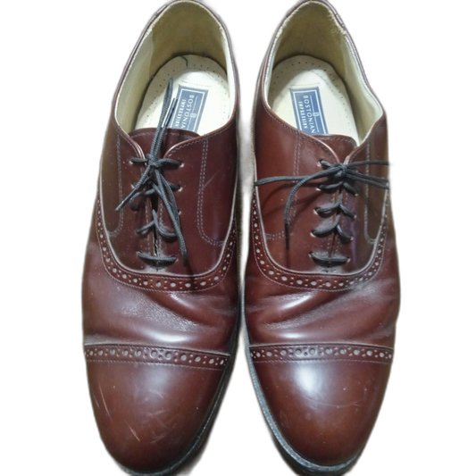 Bostonian Impression Men's Shoes Size 10 D/B Brown Leather Upper And Sole Dress