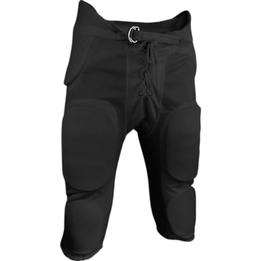 Double Knit Youth Integrated Football Pants Youth XS Black
