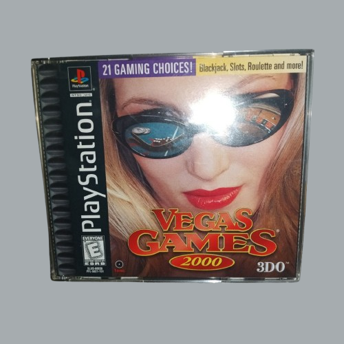 Vegas Games 2000 Sony PlayStation 1 1999 PS1 Complete CIB With Manual