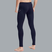 Load image into Gallery viewer, Active Yoga Leggings Dance Tights + Pockets Cycling Workout Quick Dry Navy XL
