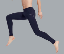 Load image into Gallery viewer, Active Yoga Leggings Dance Tights + Pockets Cycling Workout Quick Dry Navy XL
