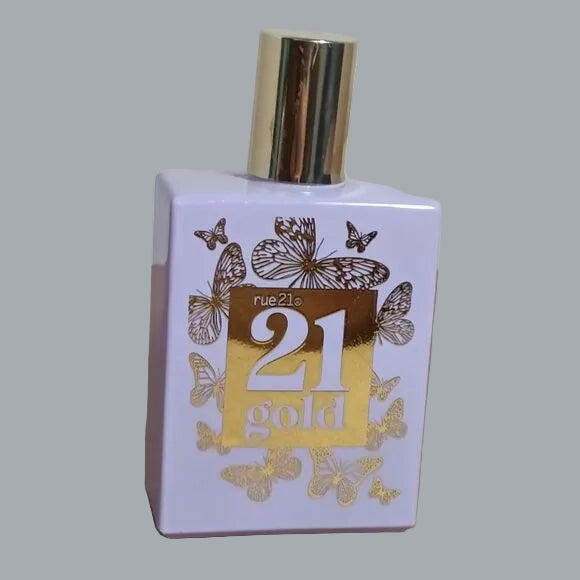 Rue21 21 Gold Eau de Parfum Perfume Spray 1.7oz/50ml Limited Edition: 80% Full