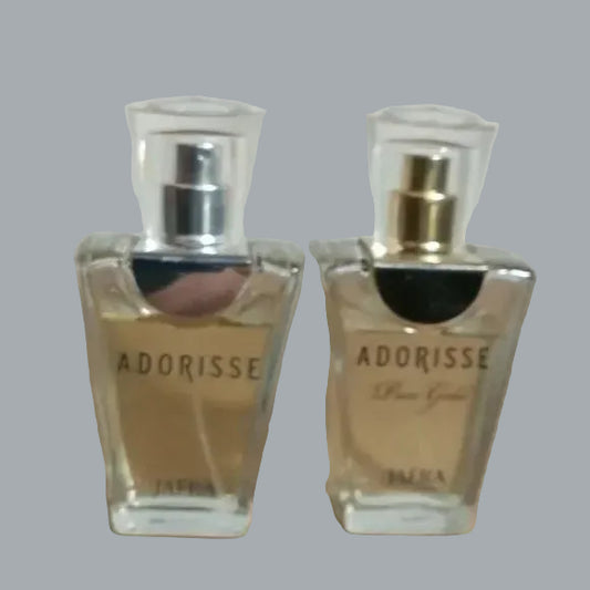 ADORISSE & ADORISSE Pure Gold Perfume Lot of 2 INCRA Spray Bottles 70%