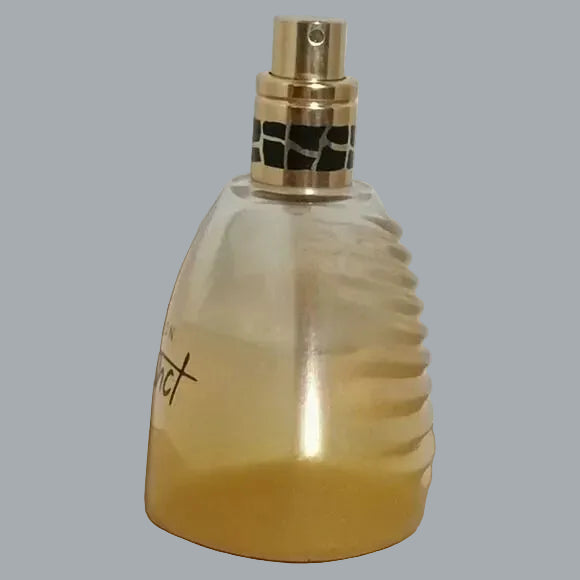 Avon Instinct Perfume Spray Bottle 60% Full No Cap Vintage Frosted Glass