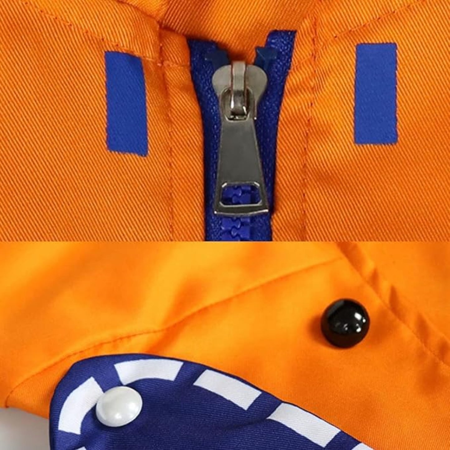 Han shan Runa Yomozuki Cosplay Costume Orange with with Ears Twin  XS