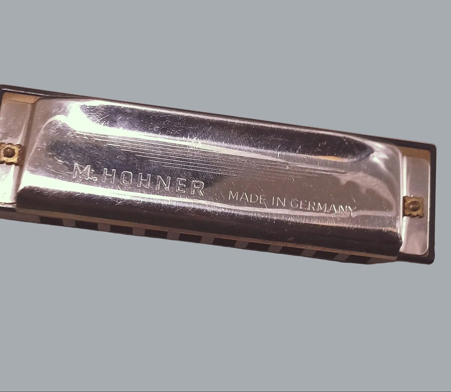 Hohner Blues Harp Harmonica Made in Germany w/ Blue Case Vintage