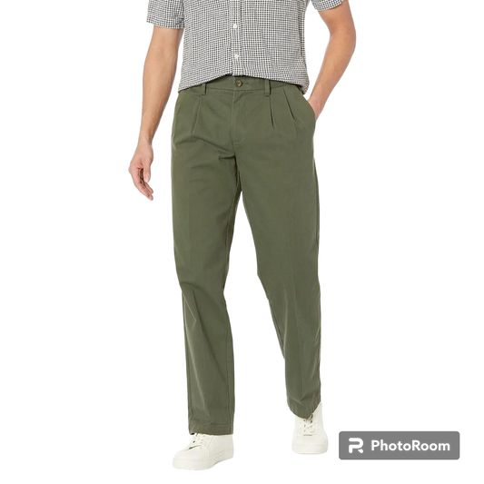 Buttoned Down Men's Athletic Fit Non-Iron Dress Chino Pant 31/34