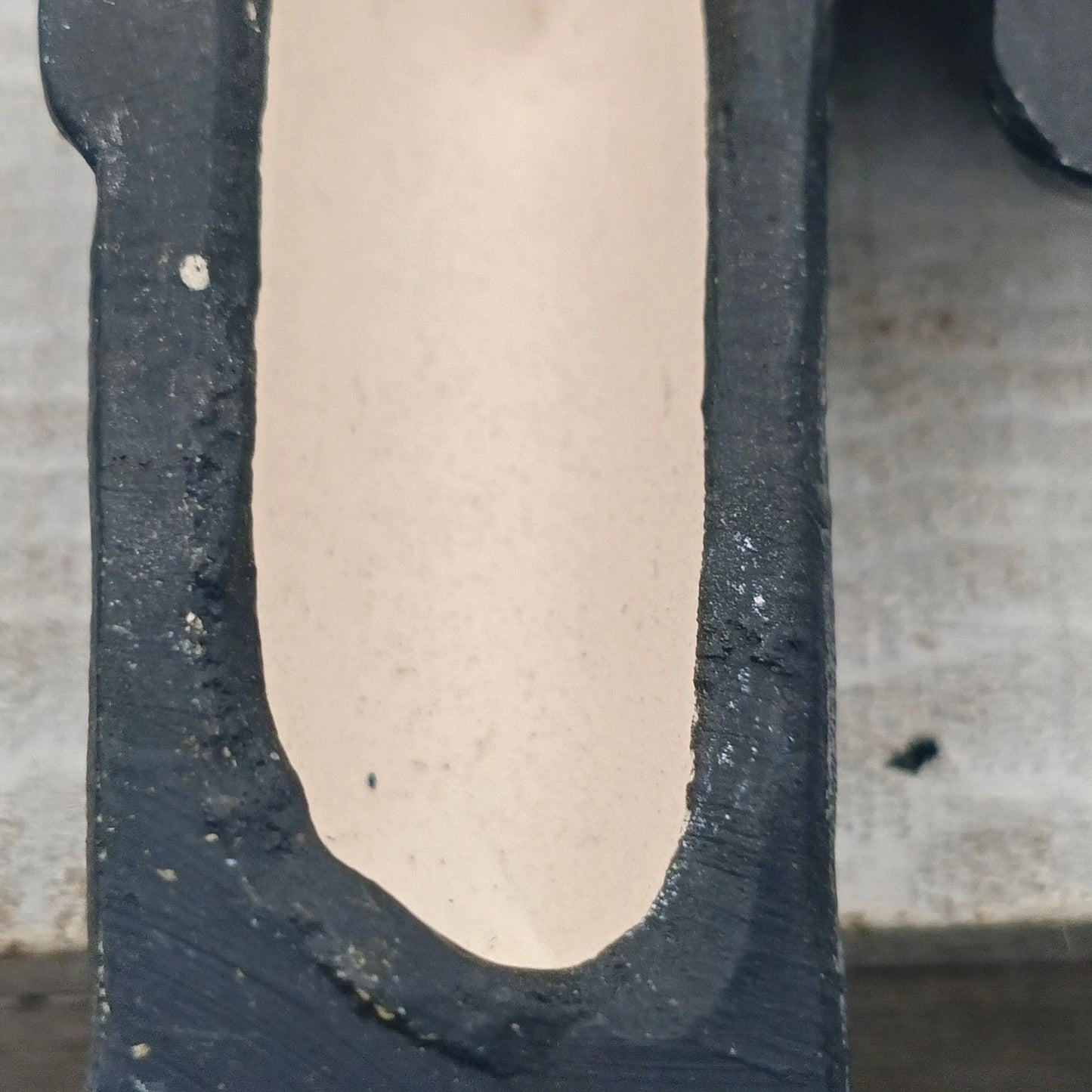 Vintage Plaster Flintlock Pistol Hand-Painted Ornate Wall Display Prop 7.5" MCM