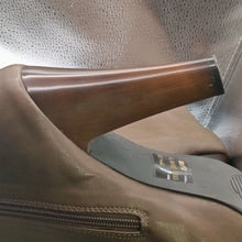 Load image into Gallery viewer, Charlotte Russe Taupe Lace-Up Platform Ankle Booties Side Zip Sz 10
