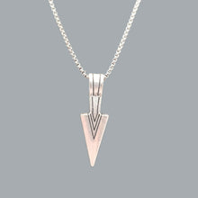Load image into Gallery viewer, Viking Necklace Nordic Compass Celtic Pendant Nordic Amulet Silvertone 22&quot; Chain
