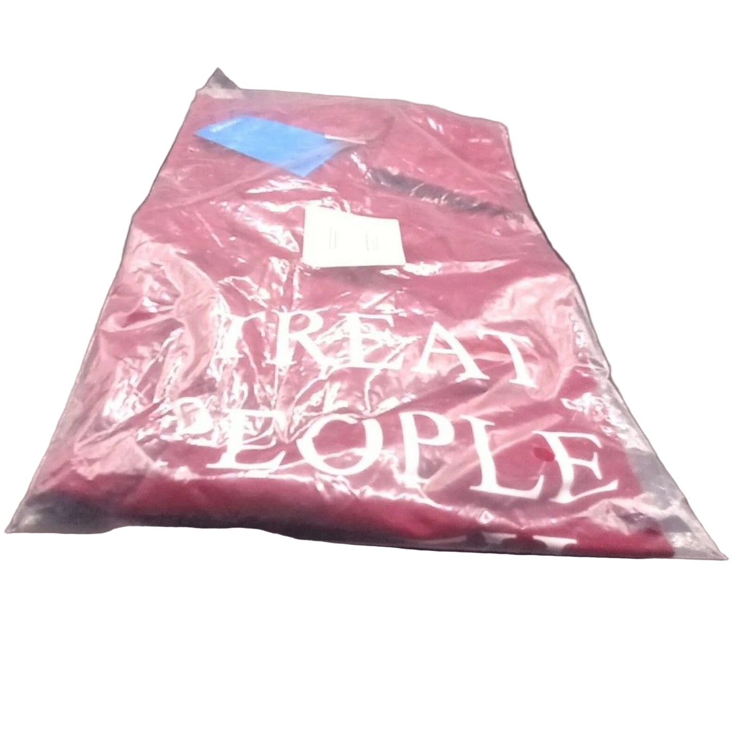 Treat People With Kindness LARGE Dark Red / Burgundy T-Shirt 2X lookface