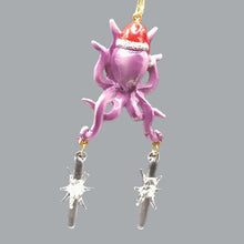 Load image into Gallery viewer, Design Toscano Christmas Tree Tenacious Tentacles Octopus Squid Holiday Ornament
