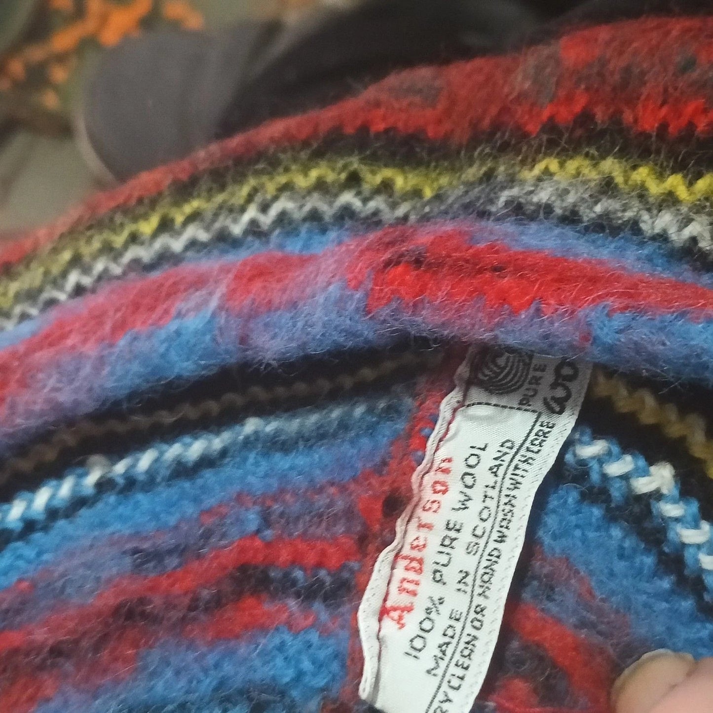 1967 Anderson Clan Scottish Tam O’Shanter 100% Wool Made in Scotland