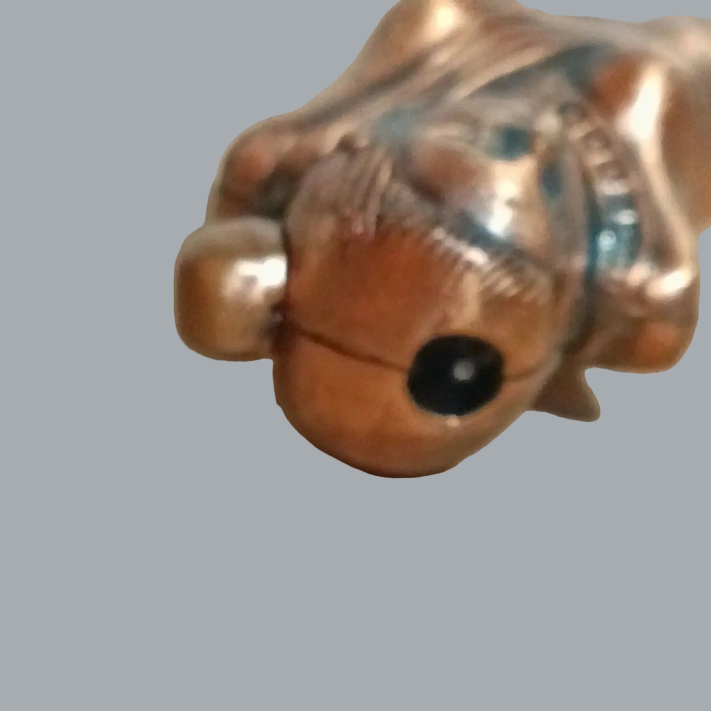 Vintage Nude Lady Butane Lighter 3in Copper Tone Art Deco Pin-Up