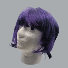 Load image into Gallery viewer, Vibrant Short Purple Synthetic Wig for Cosplay &amp; Costume Parties
