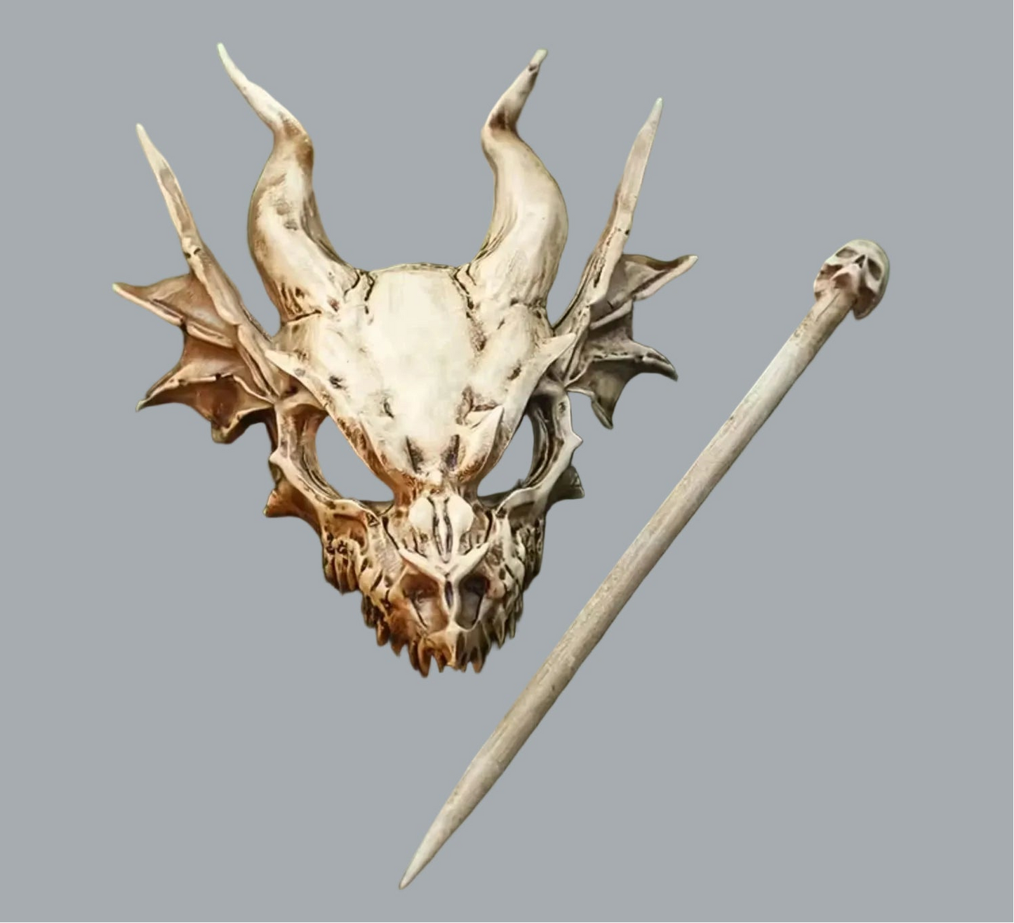 Viking Skull Hairpin Gothic Punk Resin Accessory 5x3.5 – Ren Faire Cosplay