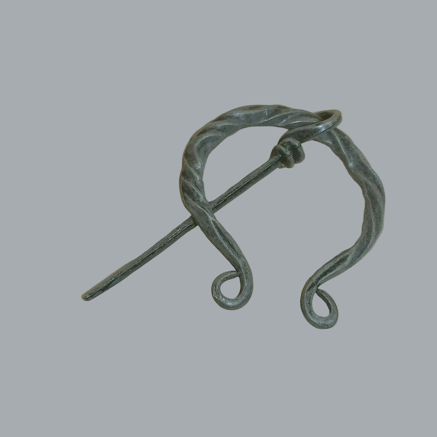Viking-Style Penannular Cloak Pin Brooch Shawl Scarf Fastener 2.5"