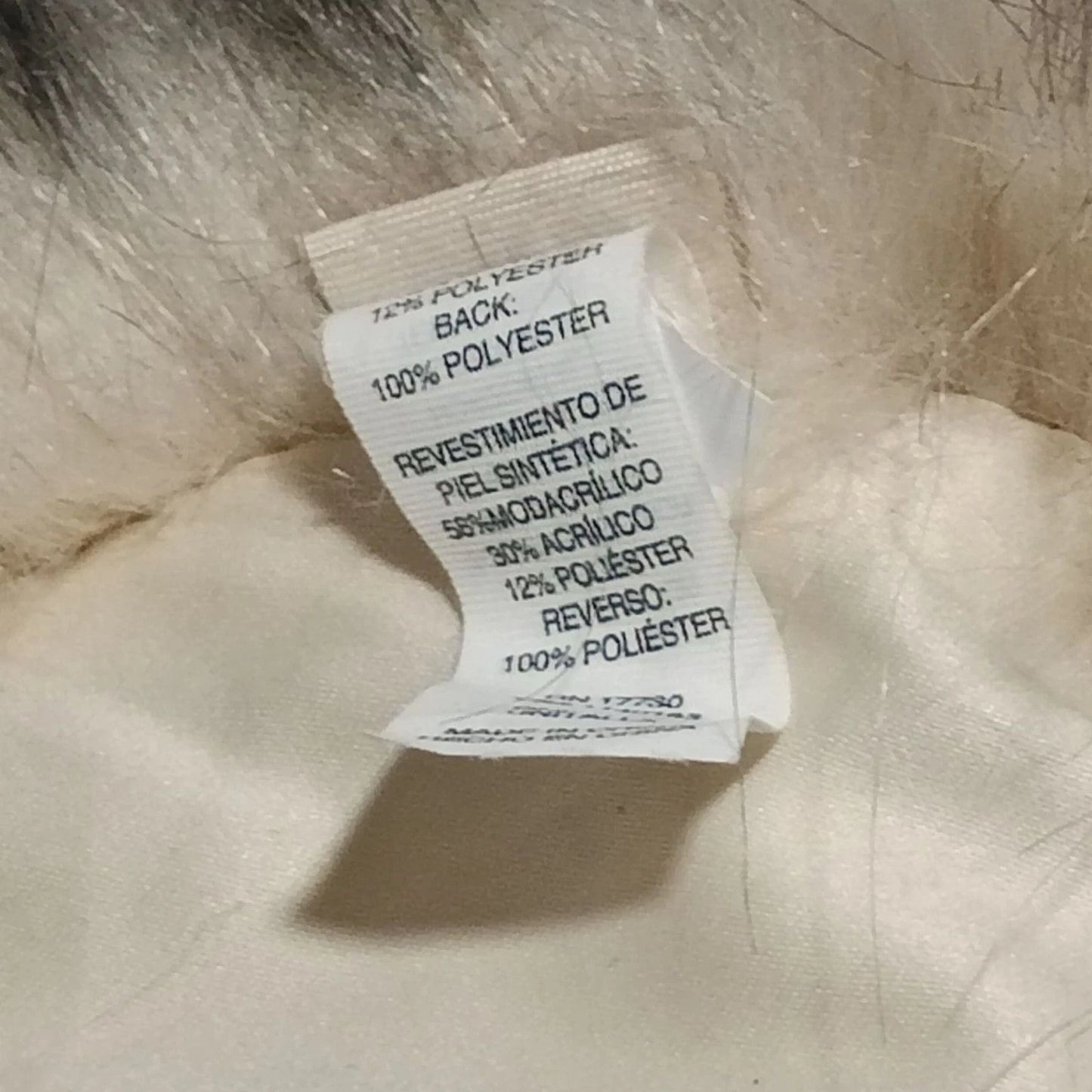Mossimo Supply Co. Faux Fur Scarf Stole Gray Ivory Brown Plush Winter Wrap