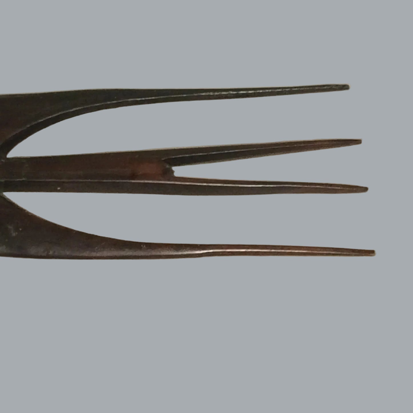 Carved Wooden 7” Bird Hair Comb Pick Tribal Folk Art Style