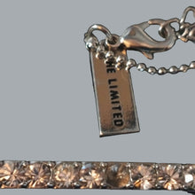 Load image into Gallery viewer, The Limited Silver Crystal Bar Pendant Necklace | Minimalist Sparkle Jewelry
