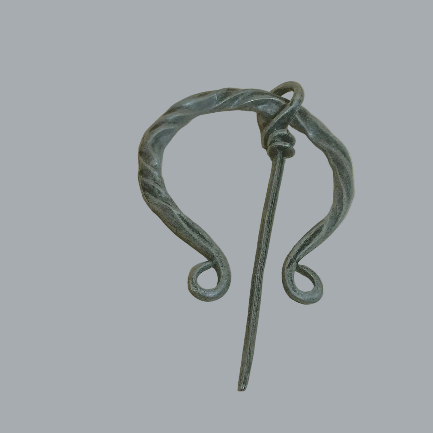 Viking-Style Penannular Cloak Pin Brooch Shawl Scarf Fastener 2.5"