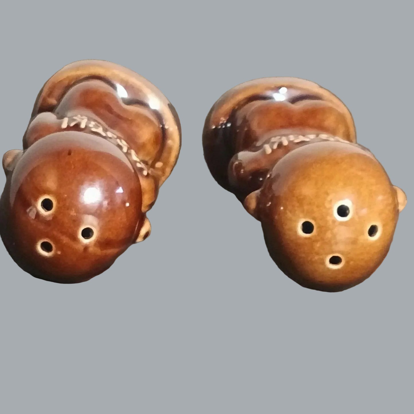 Koh-Tiki Ports Tiki Salt & Pepper Shakers Set, Design by S. Crane, Japan