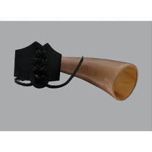 Load image into Gallery viewer, Viking Drinking Horn Authentic Norse-Inspired Drinking Vessel +Black Belt Holder
