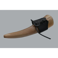 Load image into Gallery viewer, Viking Drinking Horn Authentic Norse-Inspired Drinking Vessel +Black Belt Holder
