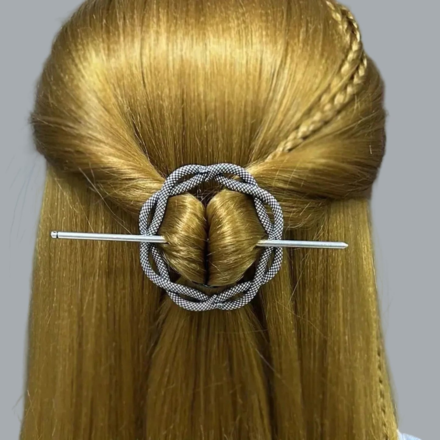 Celtic Hair Clip Hair Stick Silvery Pagan Gothic Hair Viking Hair Clip Jewelry