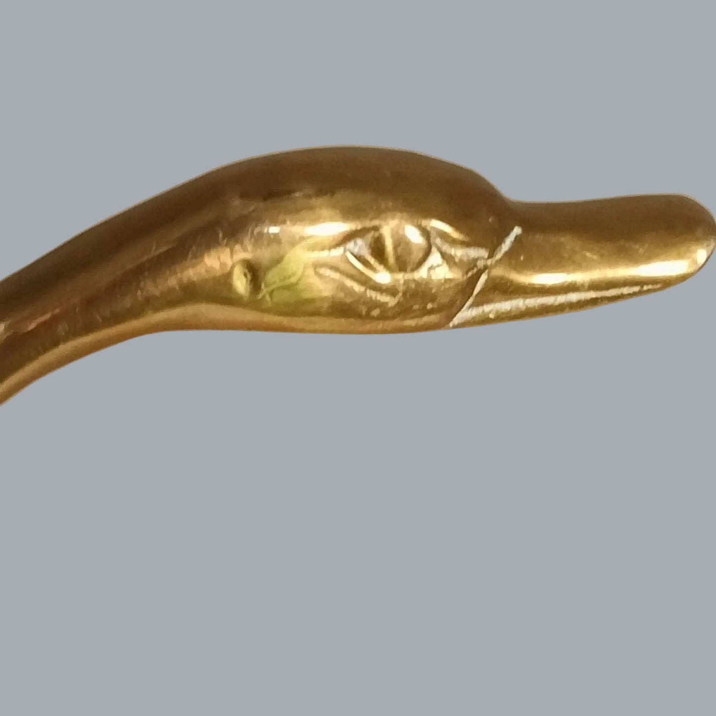 Vintage Brass Flying Goose Figurine 6.5" Made in India