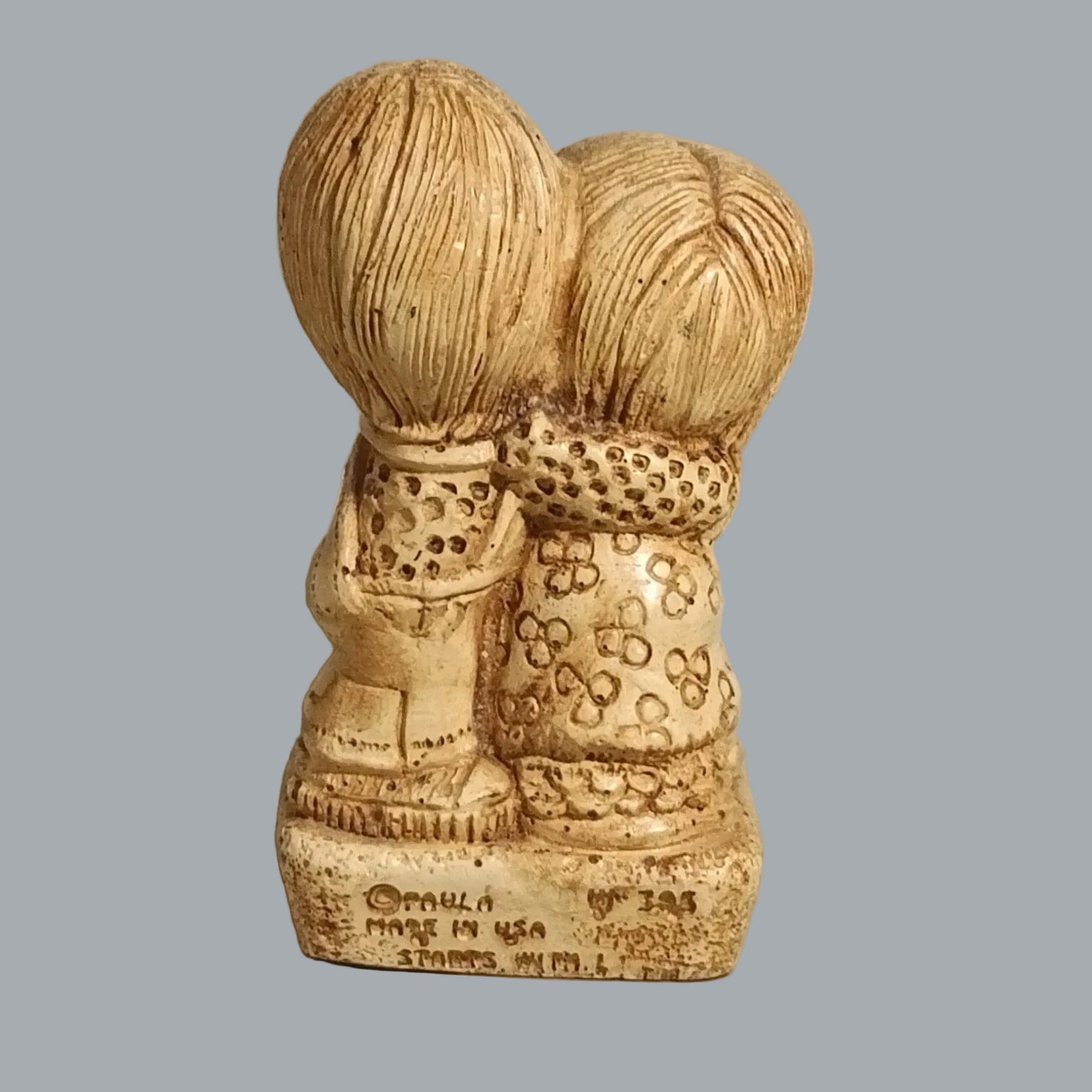 Vintage Paula USA Love Couple Figurine #305 5" Chalkware