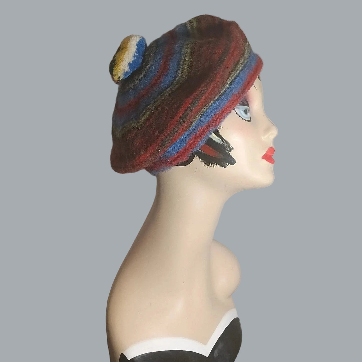 1967 Anderson Clan Scottish Tam O’Shanter 100% Wool Made in Scotland