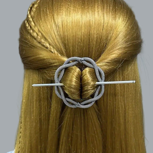 Celtic Hair Clip Hair Stick Silvery Pagan Gothic Hair Viking Hair Clip Jewelry