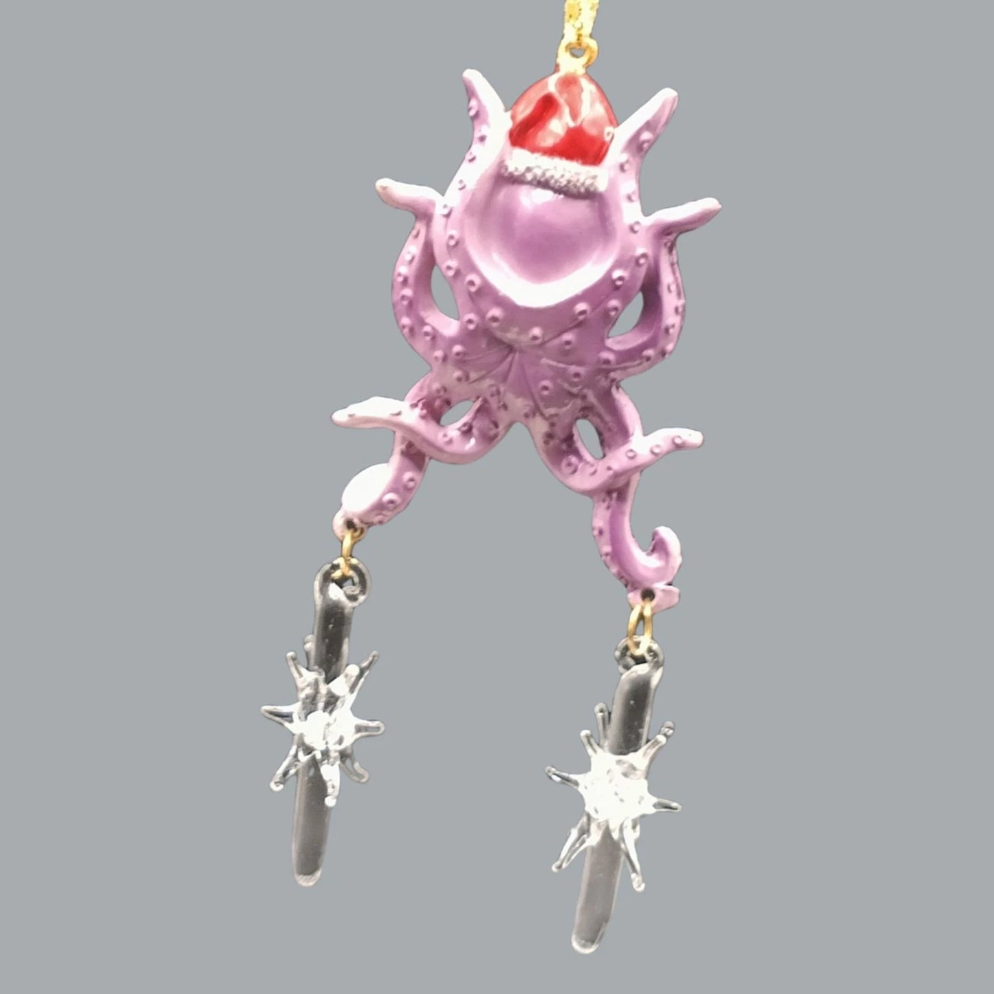 Design Toscano Christmas Tree Tenacious Tentacles Octopus Squid Holiday Ornament