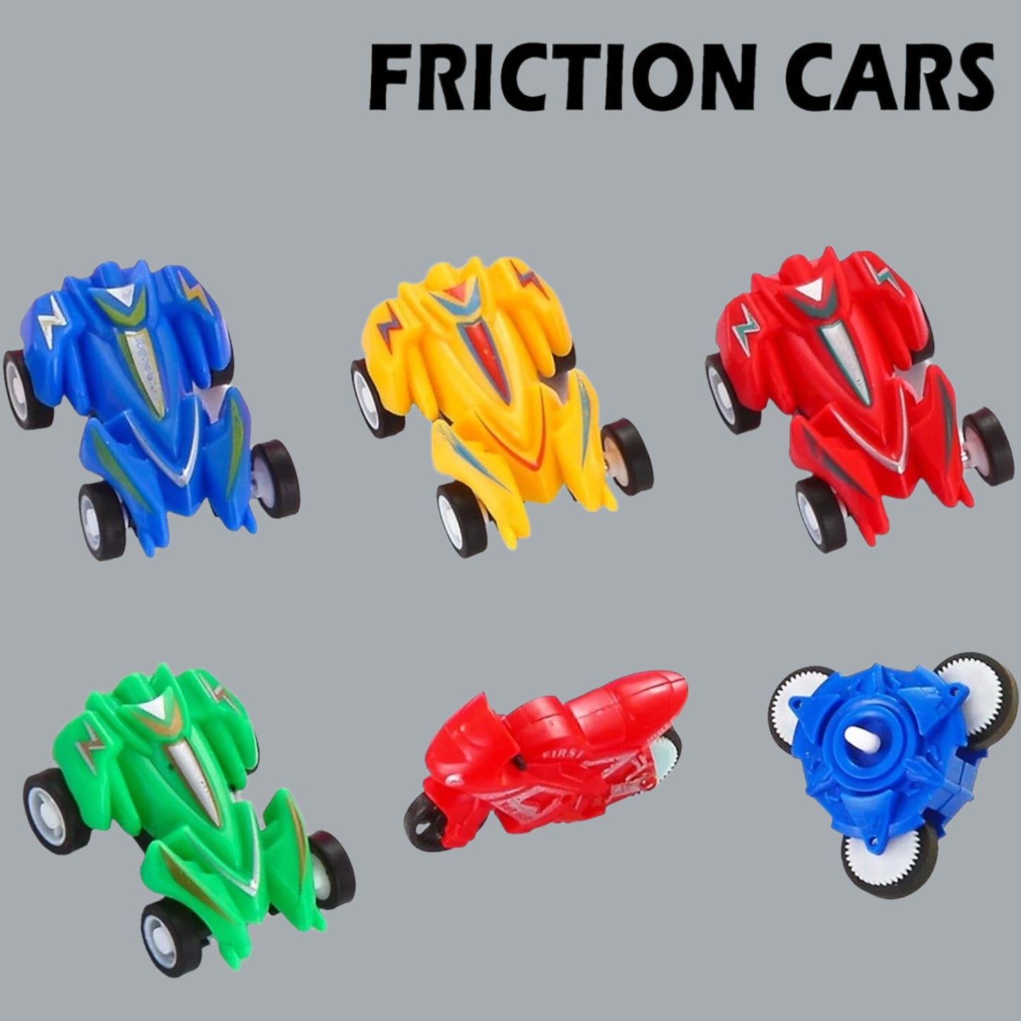 24 Pcs 2.25" Prefilled Eggs Various Pull Back Vehicles & Friction Vehicles