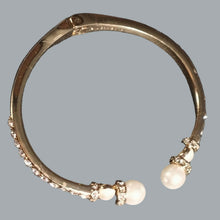 Load image into Gallery viewer, Anne Klein © Gold-Tone Hinged Bracelet | Classic Designer Fashion Jewelry
