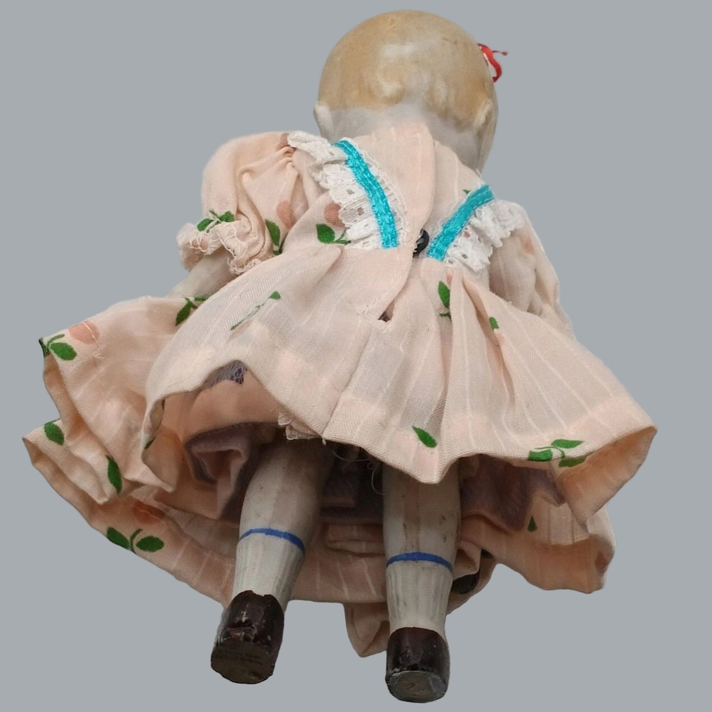 Vintage 8" All Bisque Doll Made in Japan Porcelain Baby Doll Collectible 1930s