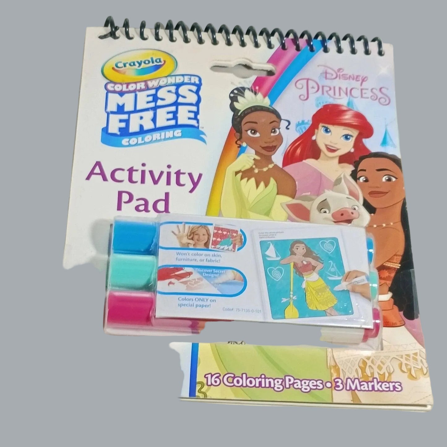 Crayola Color Wonder Disney Princess Mess Free Activity Pad + 3 Markers