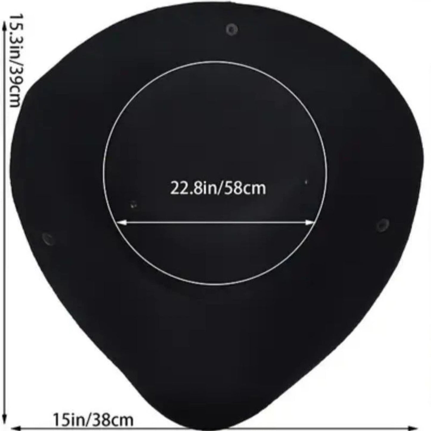 Pirate Hat Colonial Black Tricorn snaps hat