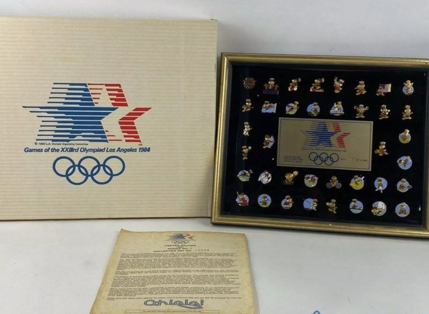 Games of the XXIIIrd Olympiad Las Angelas 1984 Limited Edition Collectors' Pins
