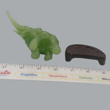 Load image into Gallery viewer, Vintage Jadeite Elephant Figurine with Wooden Stand &amp; Box – Made in PRC
